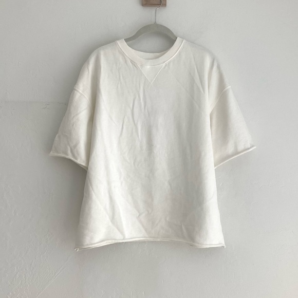 Zara short sleeve interlock sweatshirt - Picture 12 of 16